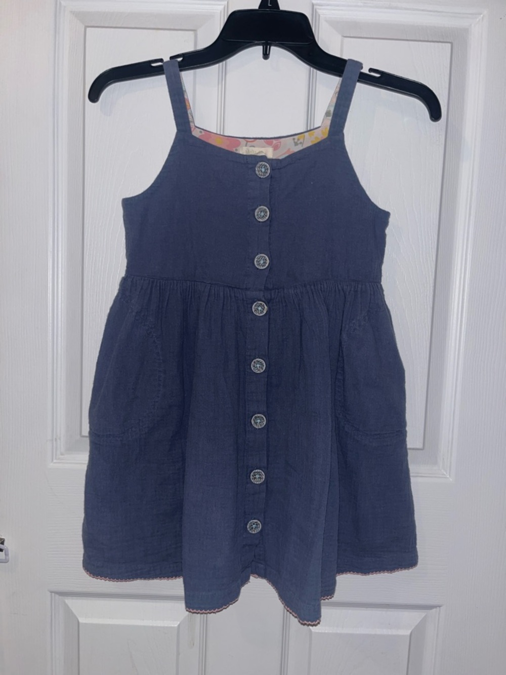 Matilda Jane Navy Blue Button-Front Sundress